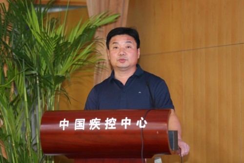 中国灾害防御协会常务副秘书长刘兴业进行《卫生防疫与现存防减灾资源