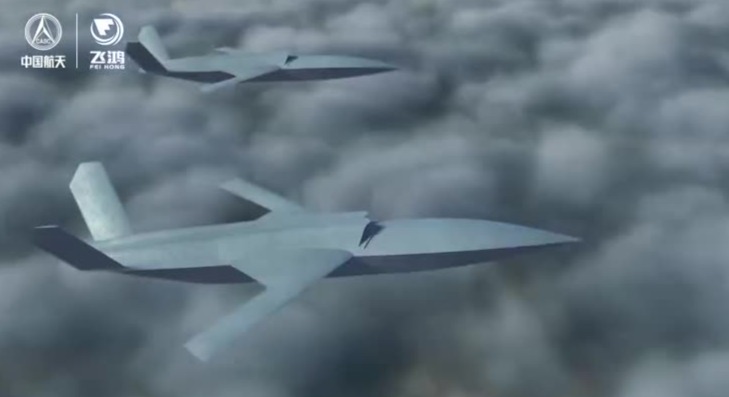 中航科技展示FH97无人机隐身突防 释放蜂群饱和攻击