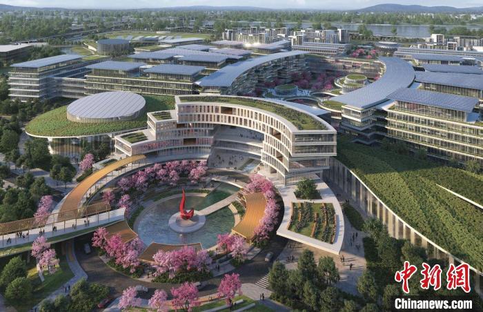 香港科技大学(广州)项目效果图。 南沙区政府 摄