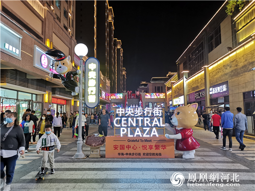 安国市华海·中央步行街景区。韩菲/摄