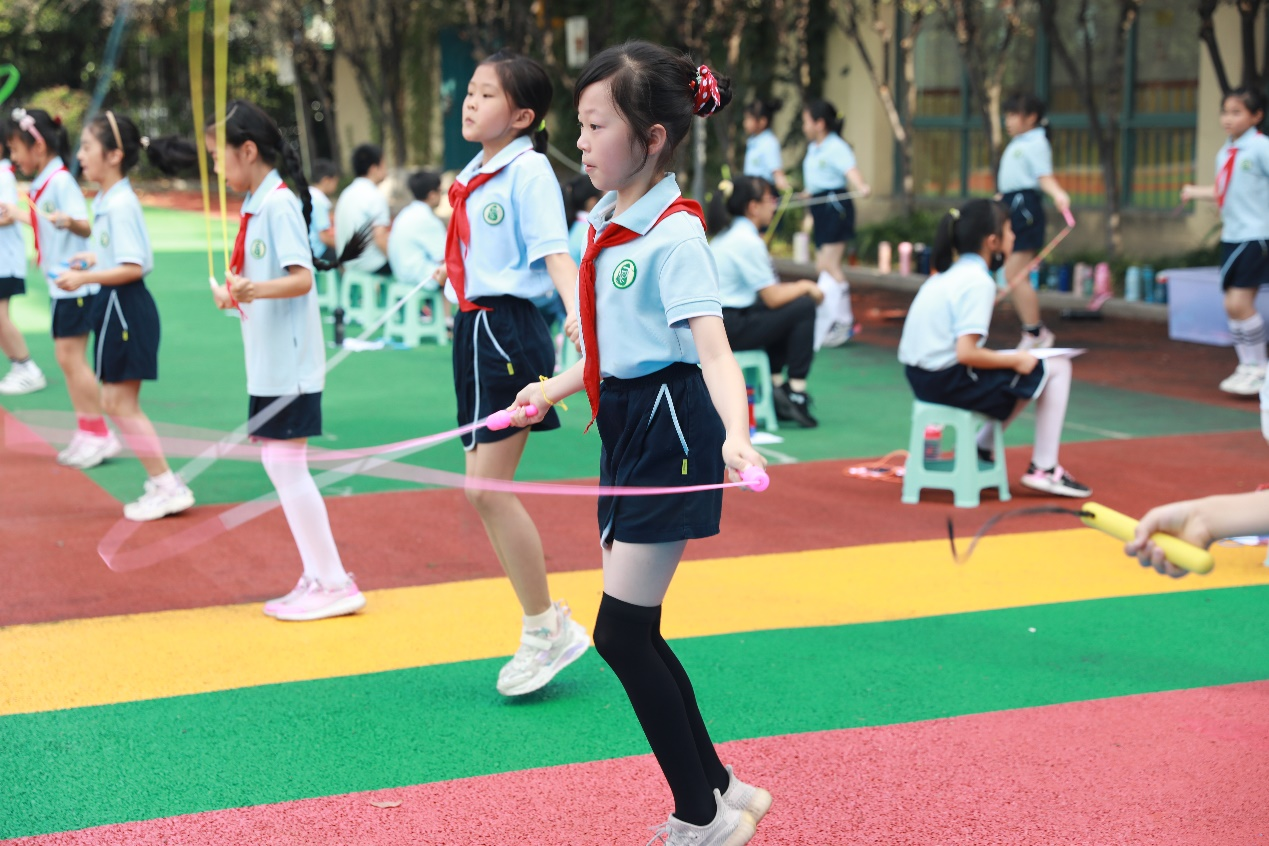 心向亚运健康成长杭州市小河小学举办2021学年国家学生体质健康达标