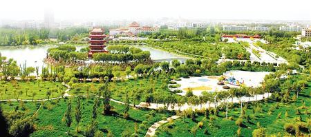 玉泽湖公园全貌