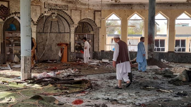 阿富汗一清真寺爆炸致46死140伤 “伊斯兰国”宣称负责