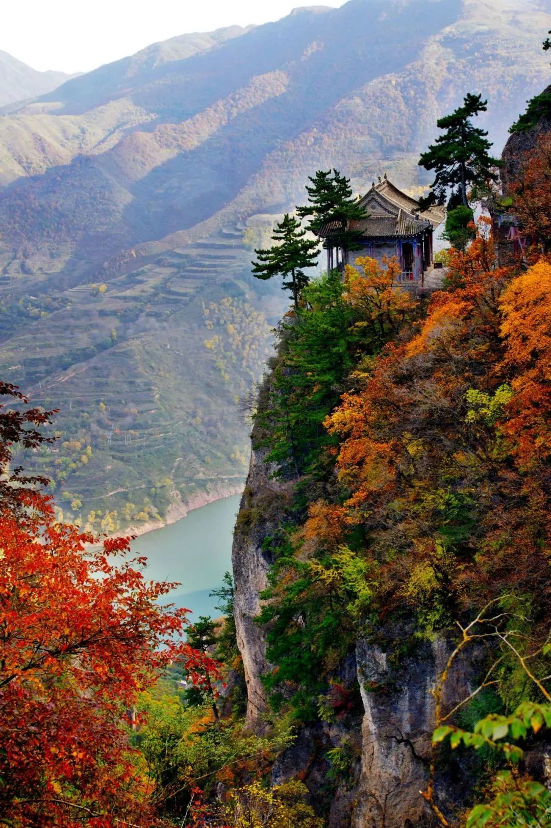 平凉崆峒山秋天的景色图片