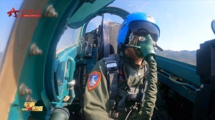战机超低空飞行时撞鸟 飞行员冷静处置