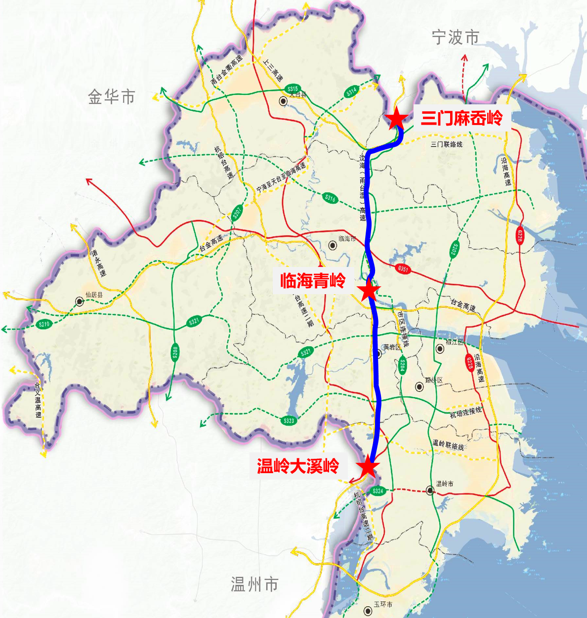 甬台温高铁规划图图片