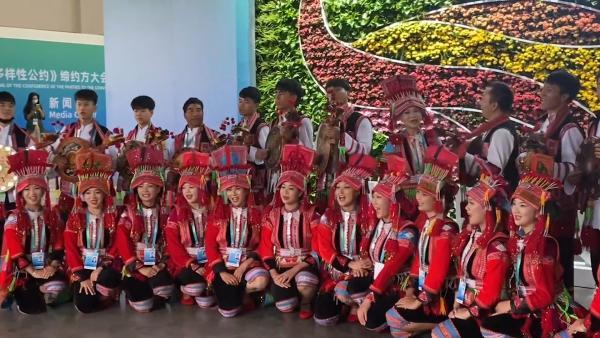 彝族海菜腔亮相COP15开幕式，表演者：体现生态文明理念