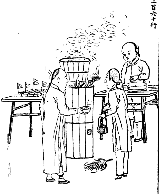 1909年市井写真《卖重阳糕》