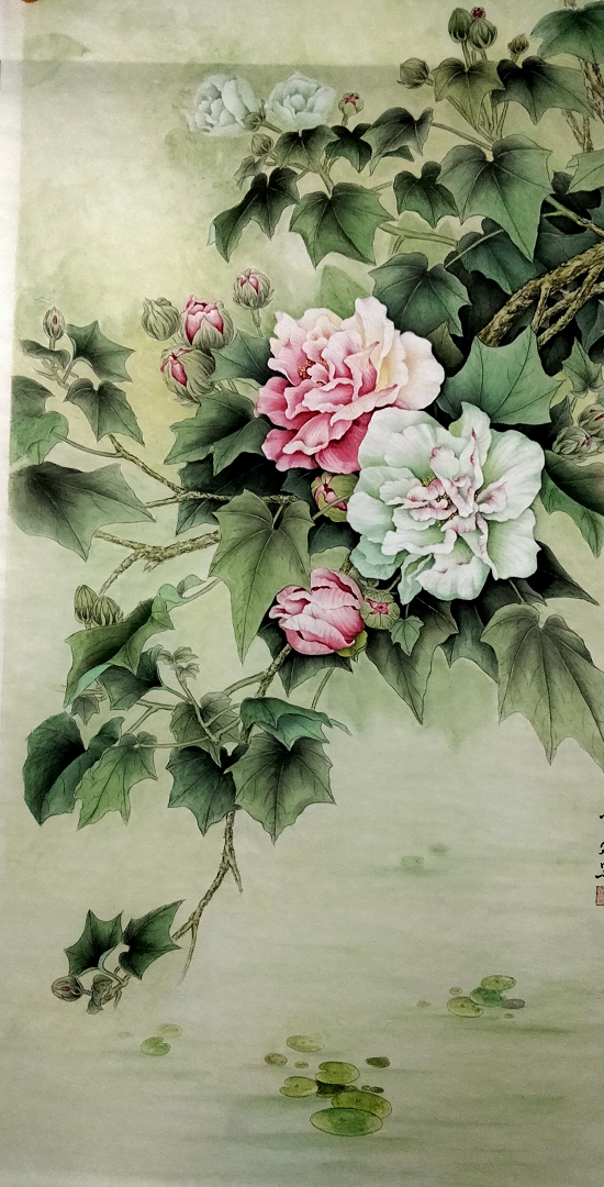 初发芙蓉艺术作品图片