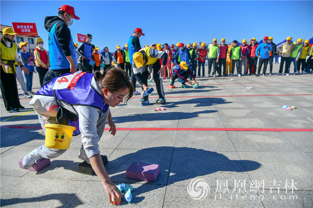 2021长春市乡旅金秋趣味赛现场。梁琪佳摄