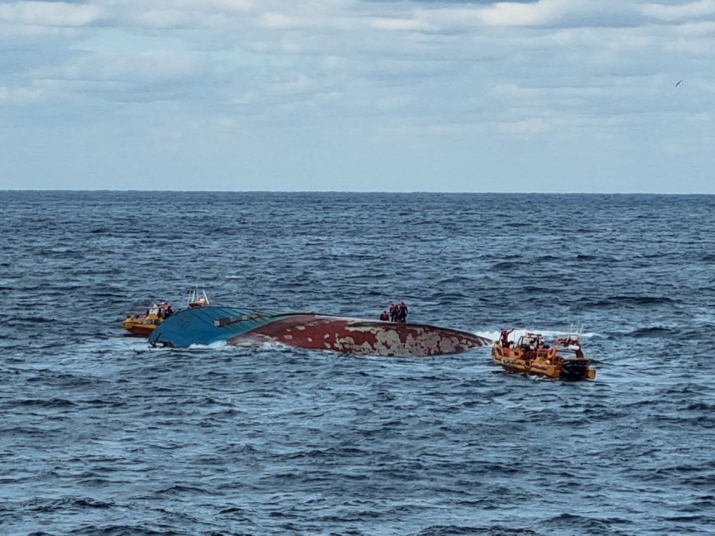 韓國獨島近海發生翻船事故包括4名中國船員等9人失蹤