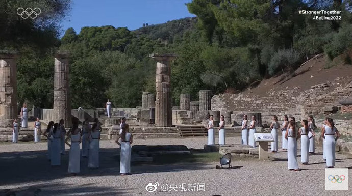 北京冬奥会火种在希腊成功点燃