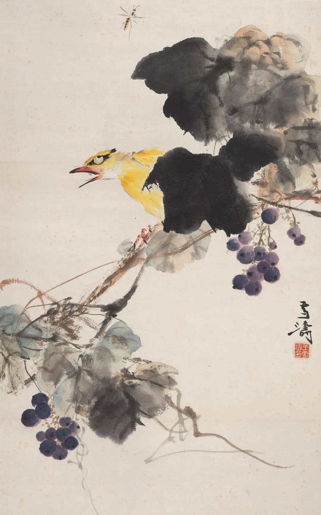 王雪涛 松鼠葡萄王雪涛(1903