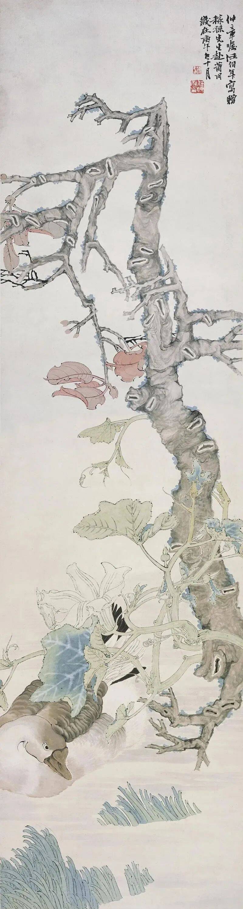 巧趣写意任伯年花鸟画赏析