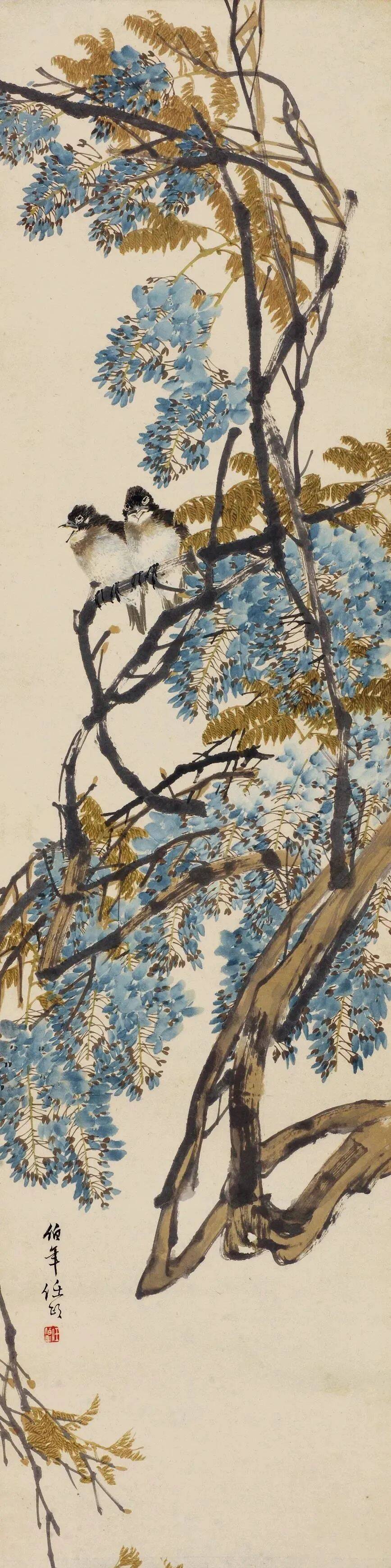 巧趣写意任伯年花鸟画赏析