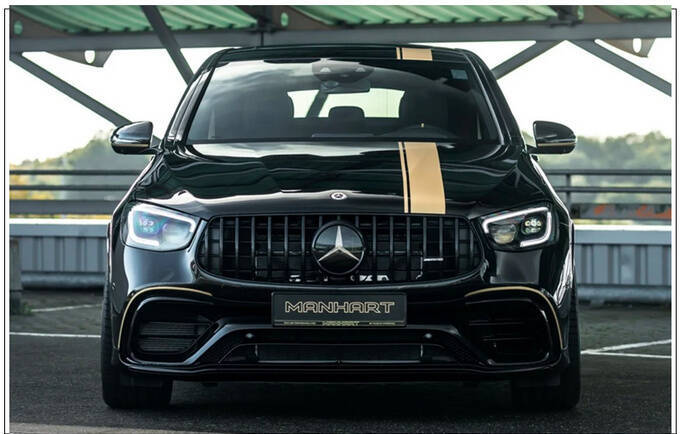 这车不比x6m更凶悍奔驰全新glc改装版40t双增压性能暴涨