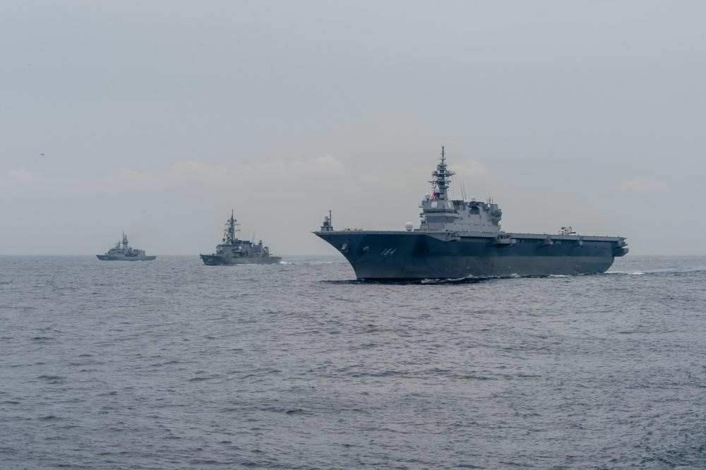 日本越来越重视“马拉巴尔”演习，此次演习派出“准航母”参加演习。