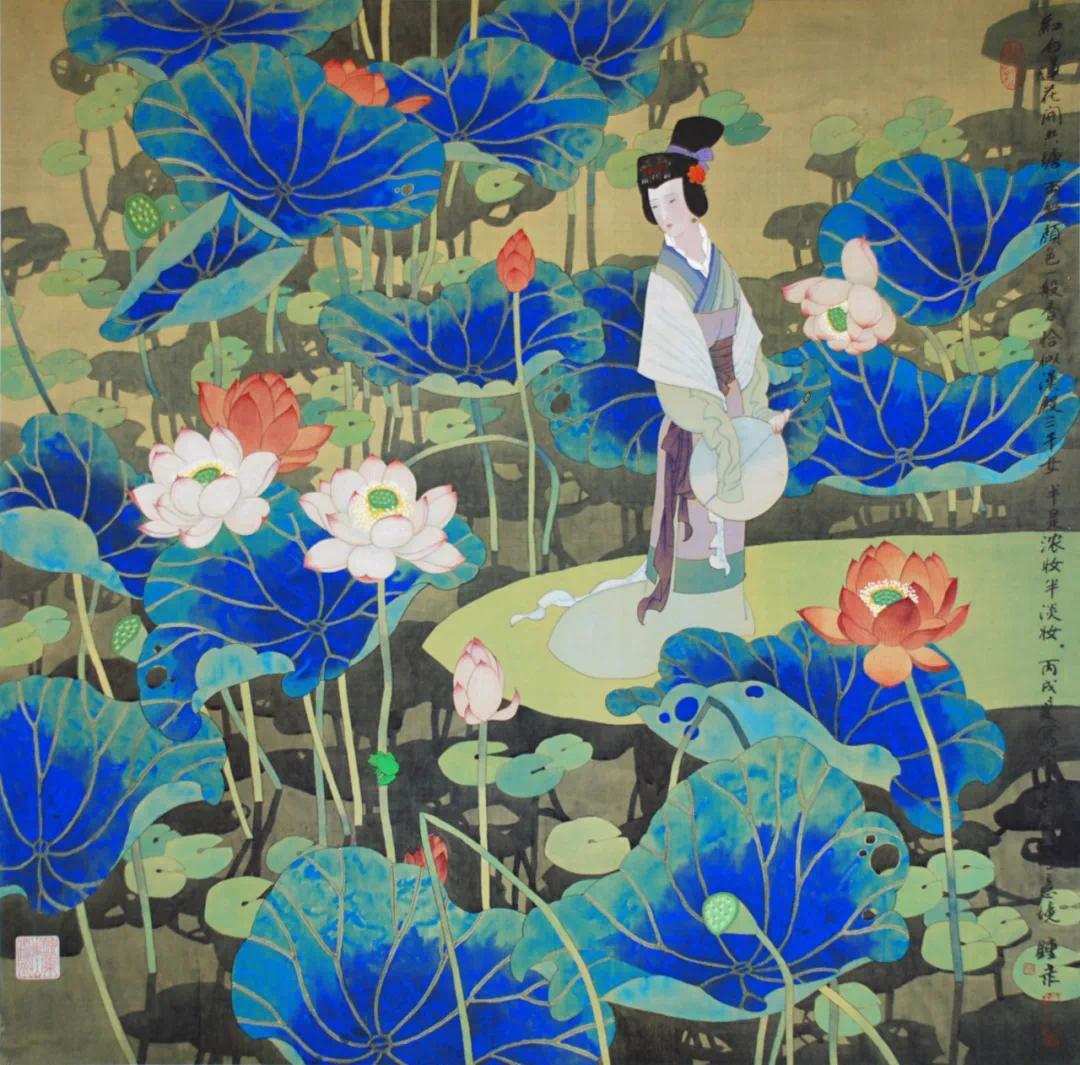 李钟录 68cm×73cm2012年 纸本水墨设色温崇圣(1938— )辽宁大连人