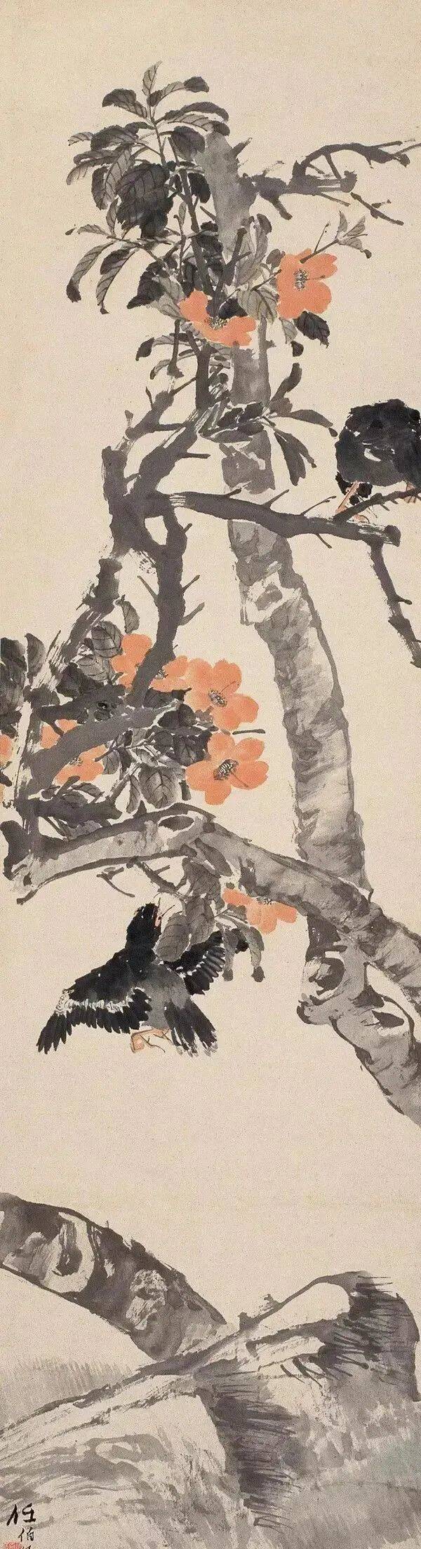 巧趣写意任伯年花鸟画赏析