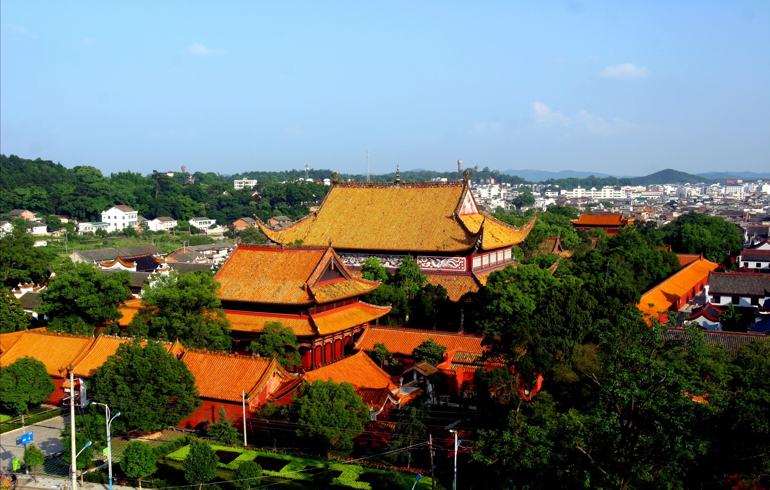 南岳大庙图片全景图片