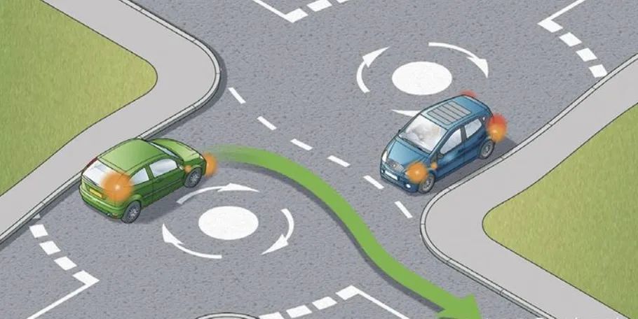 △ 在英国开车,一天可能要遇到50个环岛