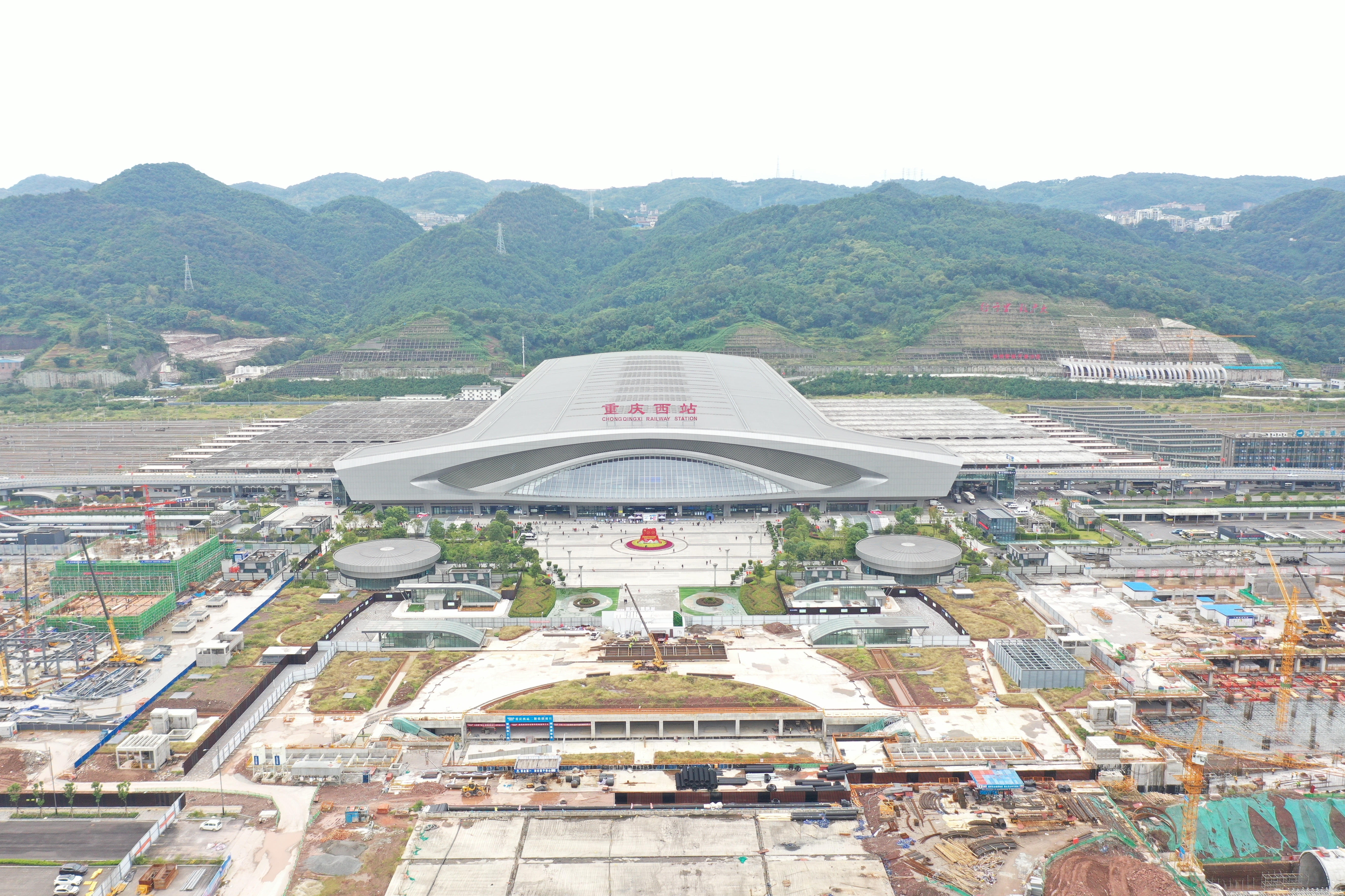 预计2022年春节前完工重庆西站二期主体工程建设有序推进