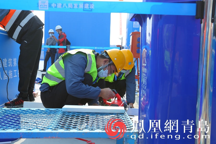 中建八局第八届施工技能大赛比赛现场