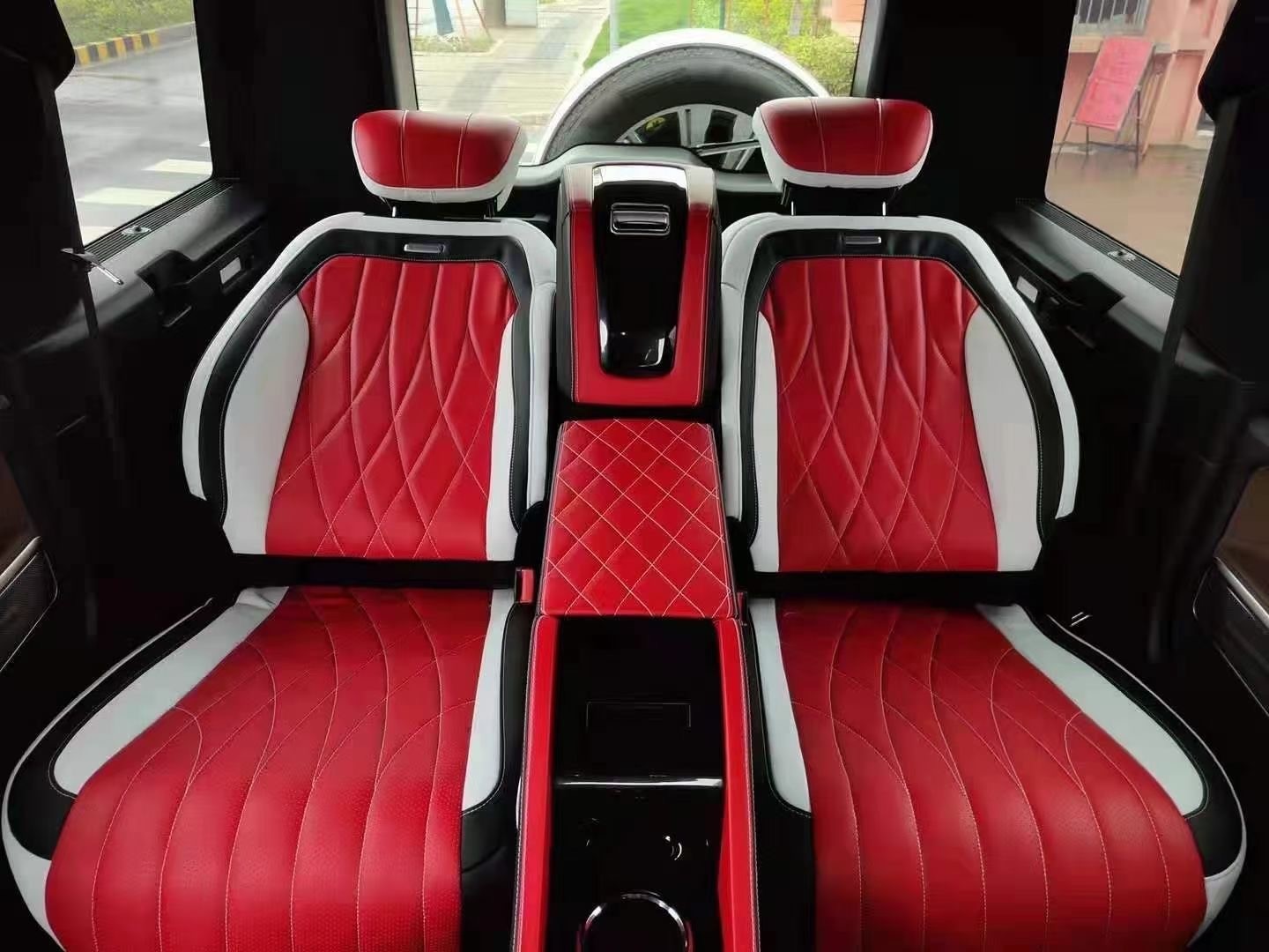 奔驰gl400霸气改装航空座椅