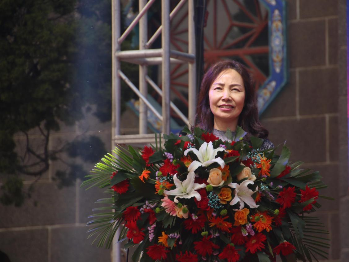 河南大学党委常委,副校长谭贞致辞