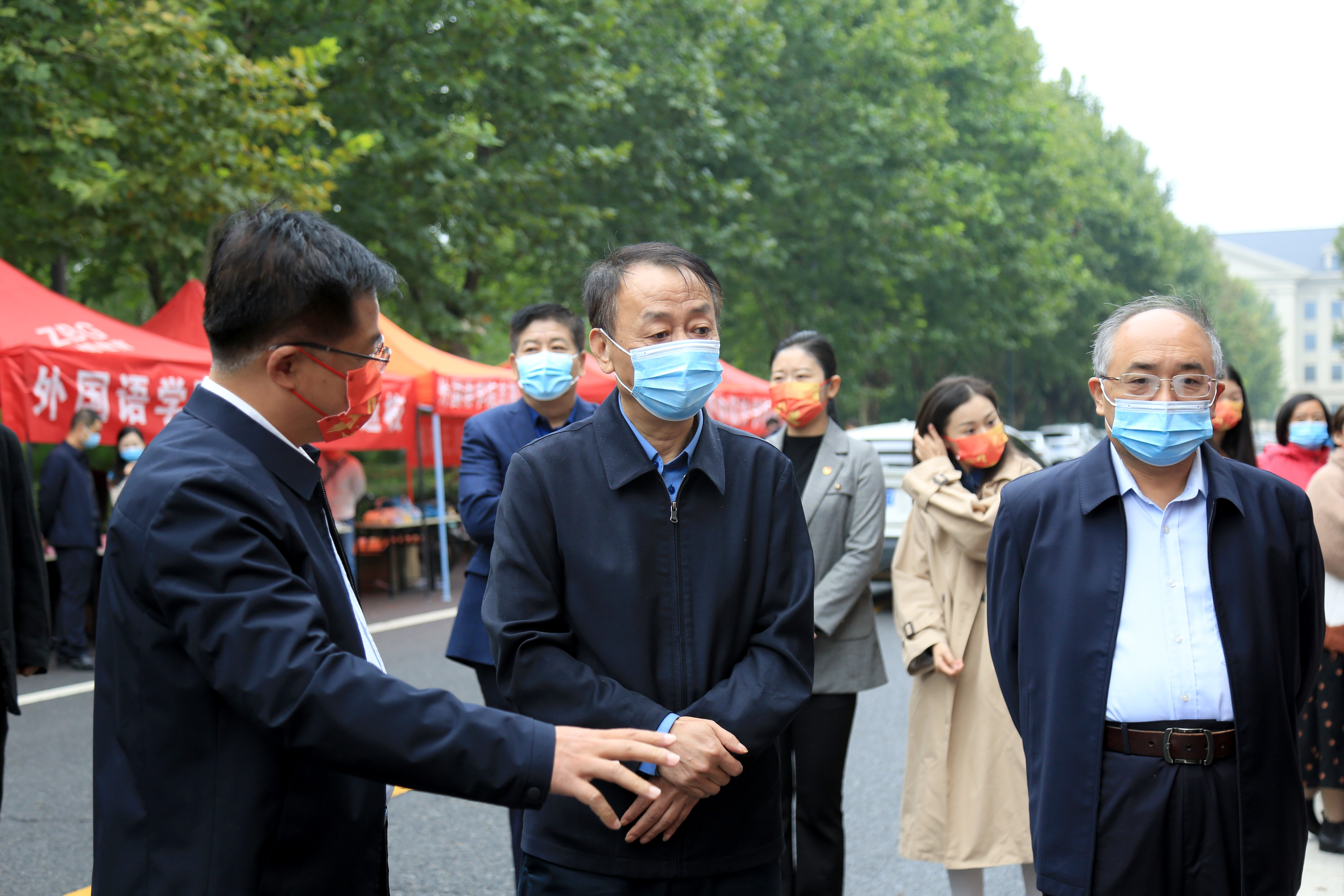 河南农业大学党委书记魏蒙关查看返校复学工作情况