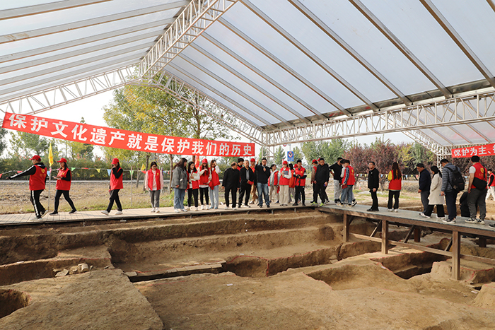 稷下学宫遗址与齐国故城考古现场
