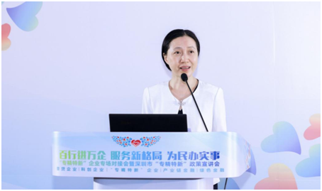 深圳银保监局党委委员、副局长陈飞鸿致辞