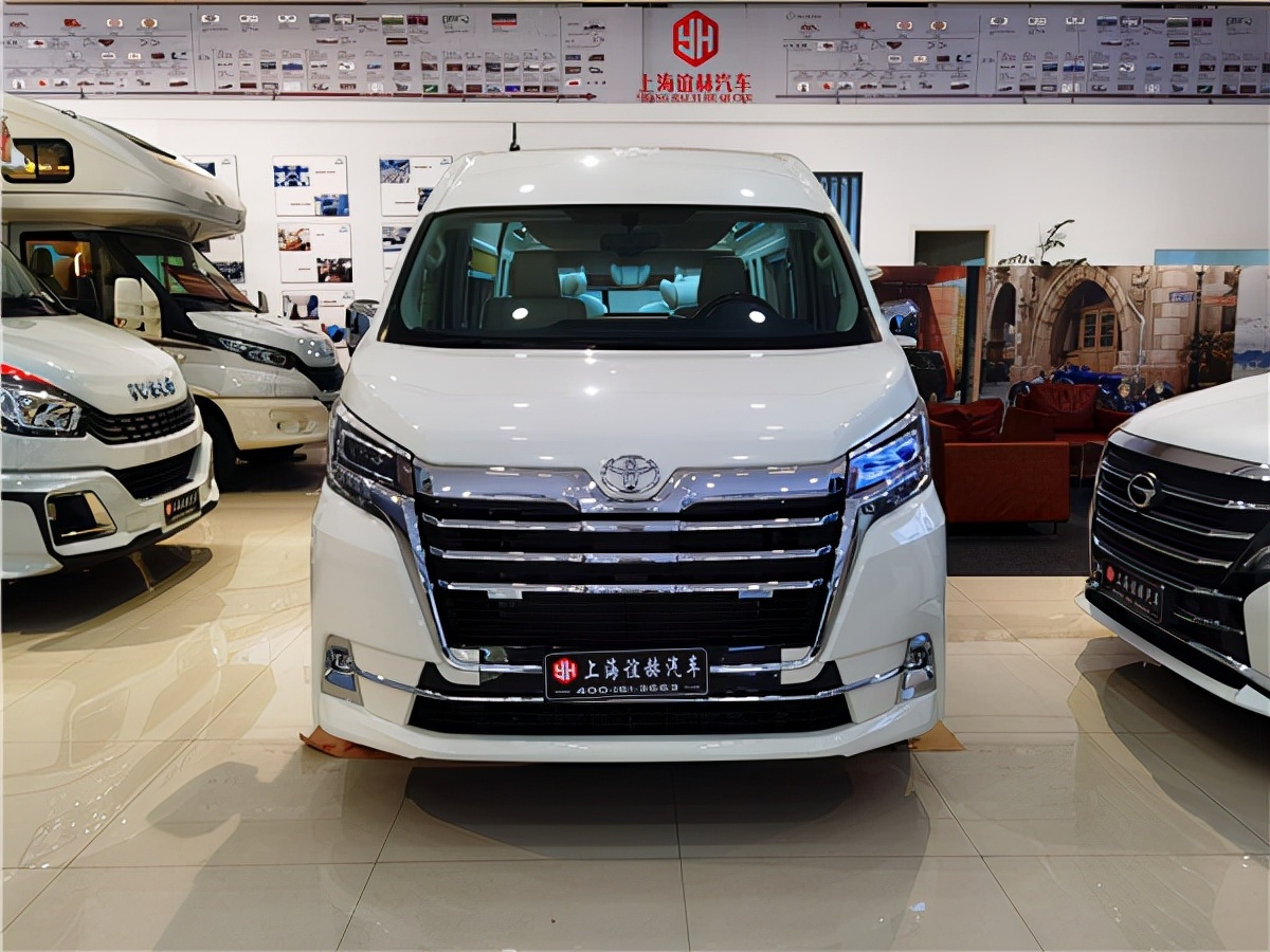 蓝牌c照驾驶进口丰田海狮九座商务车