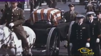 1945年美国总统罗斯福去世 旧影像揭开当时人民的哀痛