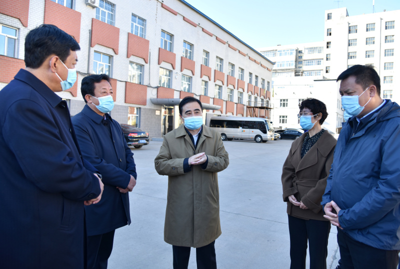 黑龙江省国资委主任王智奎一行到双鸭山市调研