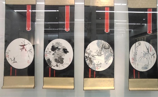 王安维教授书画展在景德镇学院开幕