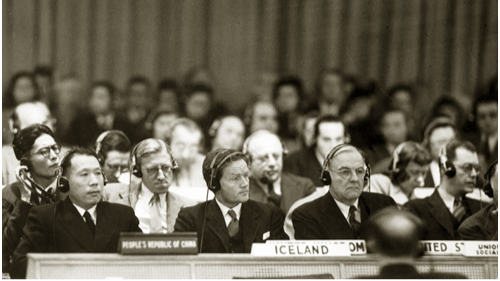 1950年新中国代表团首次亮相联合国安理会，控诉美国侵略台湾
