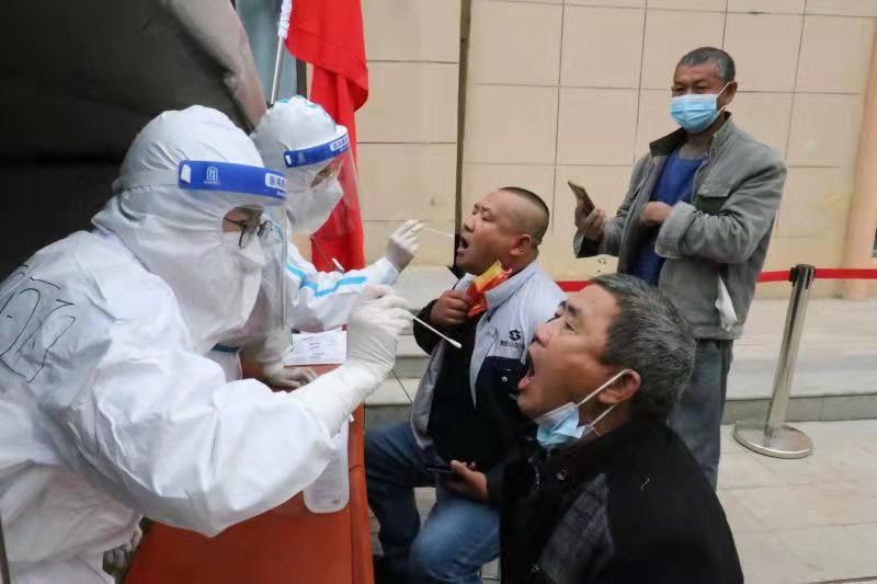 兰州新区“疫”线党旗红 筑起道道坚固防线