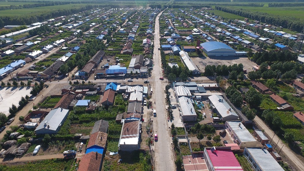 望奎攻坚环境痛点村子美了住着舒心