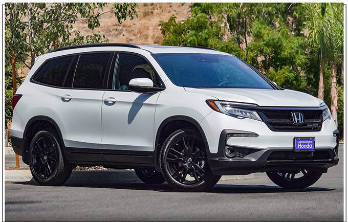 本田全新pilot海外实拍6座布局/外观酷似cr-v-图1