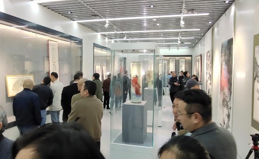 王安维教授书画展在景德镇学院开幕