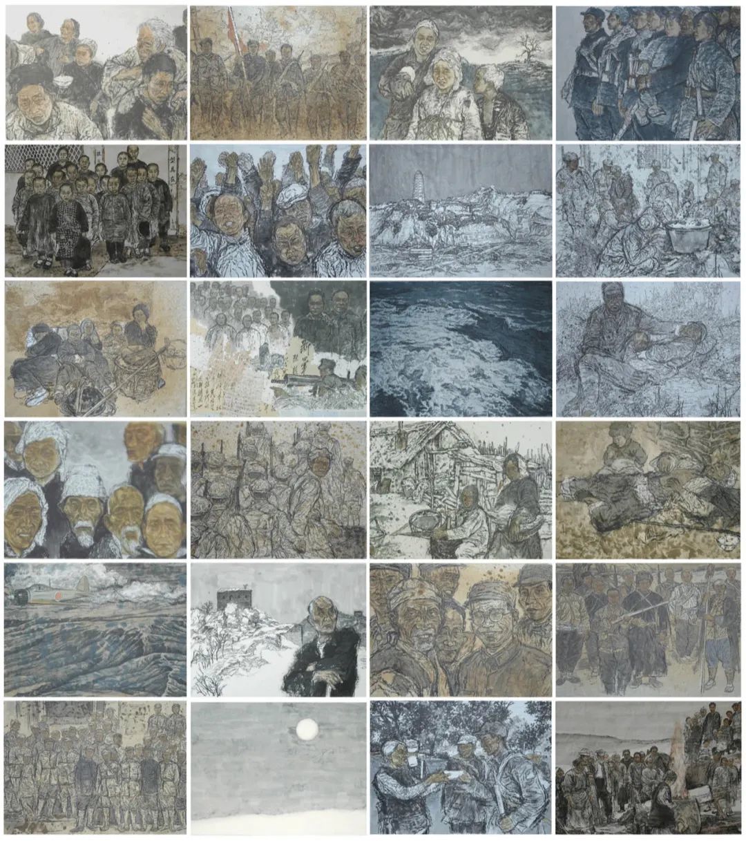 吉林省书画院沃土英魂致敬英雄主题创作活动收官