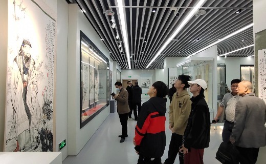 王安维教授书画展在景德镇学院开幕