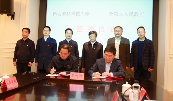 我校与合阳县签订全国农业科技现代化先行县共建协议(组图)