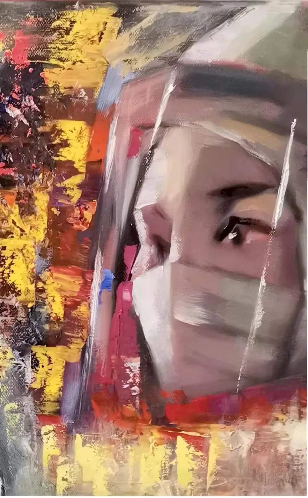 国画 《 众志成城》 焦尚彬