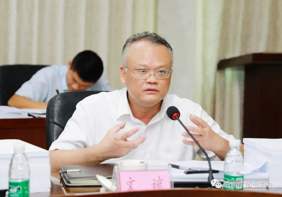 临高县委书记文斌主持召开书记专题办公会研究临高国土空间总体规划