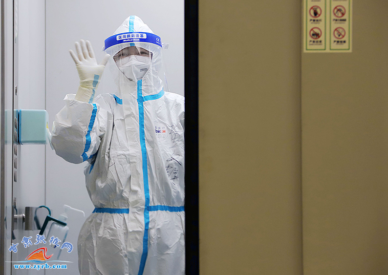 在张掖隔离病区白衣执甲日夜坚守疫流而上