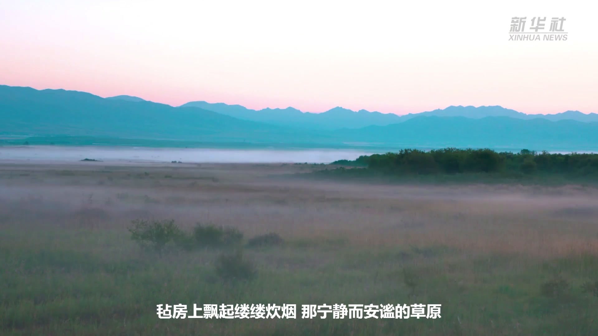 湿地清晨日出 邂逅一场绝美晨雾