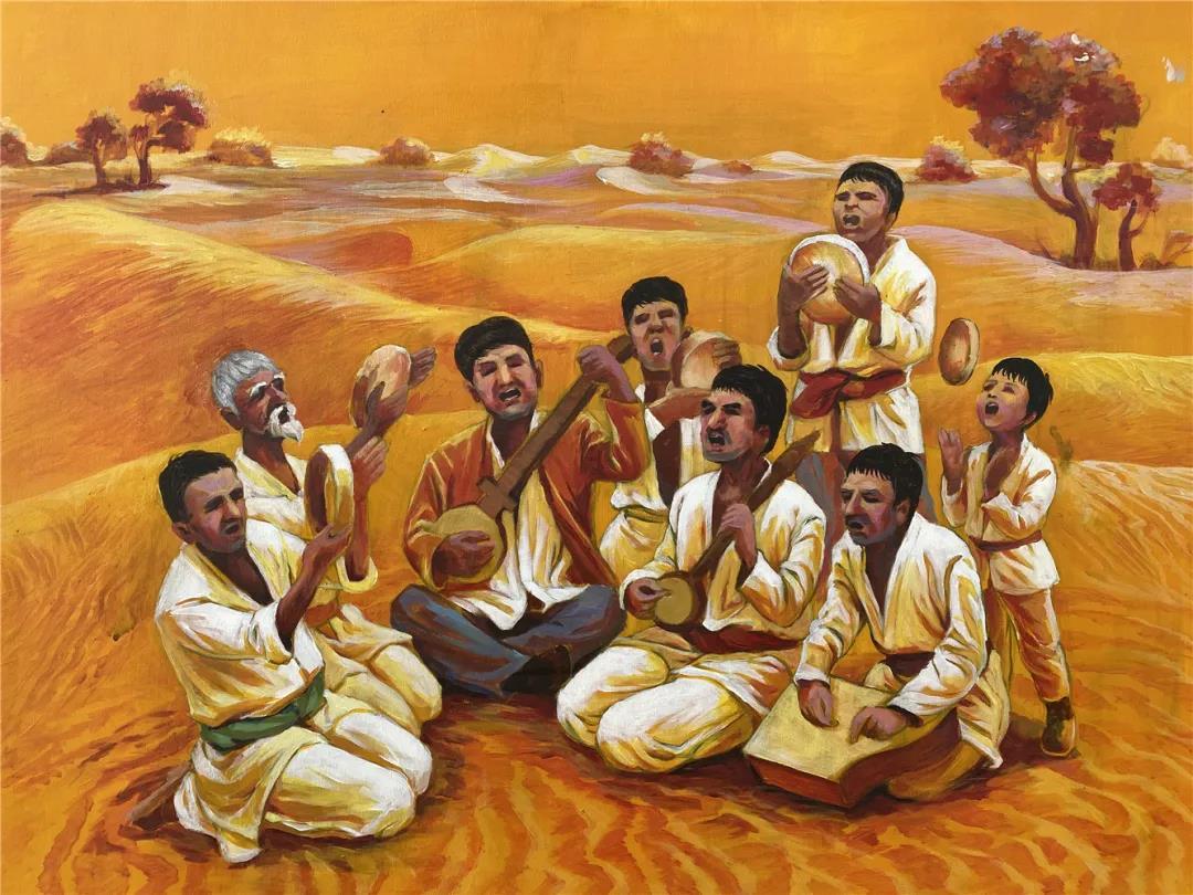 “丝路风情，醉美喀什”《喀什日志》之刀郎画乡、N39沙漠、泽普金湖杨