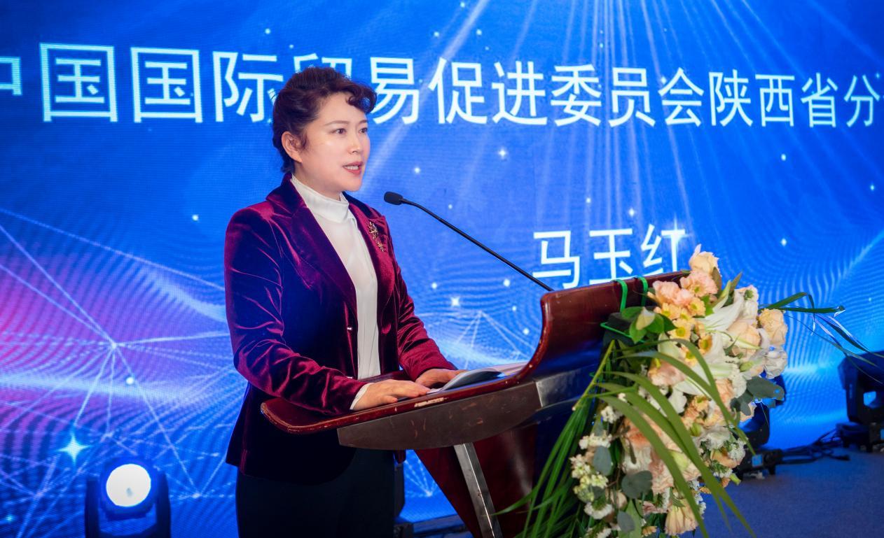 马玉红会长对陕西国际商会文化产业专业委员会的成立表示祝贺